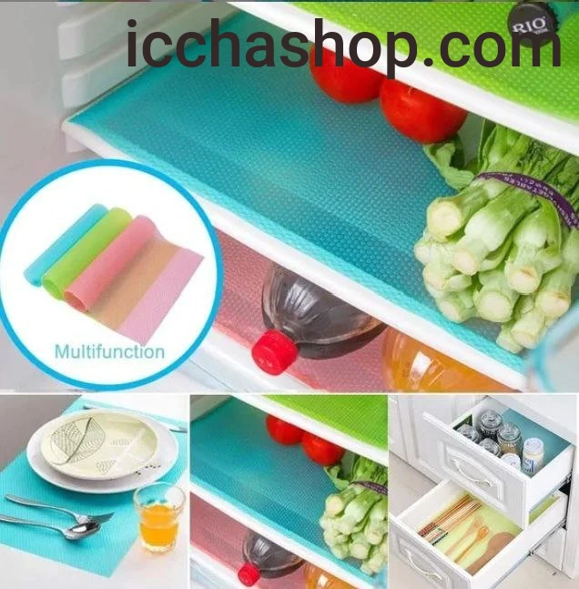 5 Pcs Easy Clean Kitchen Cabinet Pad For Refrigerator